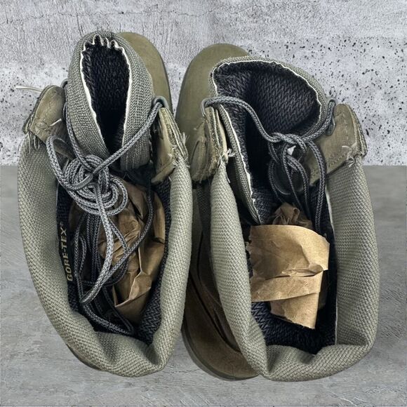 Belleville Combat Boots 650 Steel Toe Military Flight Green Gore-Tex Size 15R - Picture 13 of 16